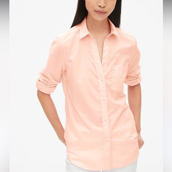 J. Crew Tops - J.Crew Haberdashery Fitted Button Down Shirt Powder Pink XS